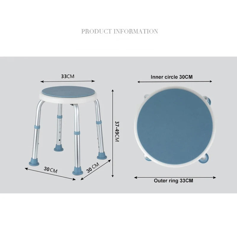 Adjustable & Swivel Shower Chair